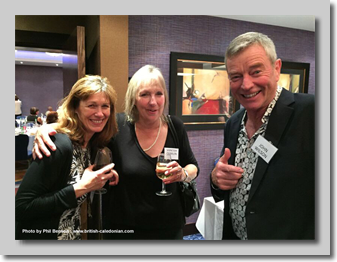 Alisa Giles (wife of Cpn David Giles), Vanessa DeBruin and John Wilson
